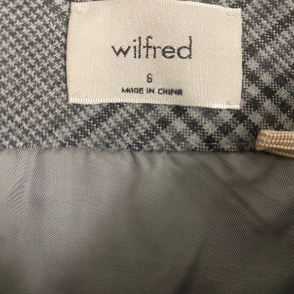 ✨ Wilfred Glen Plaid Mini Skirt – Size 6 (Aritzia) - Picture 8 of 9